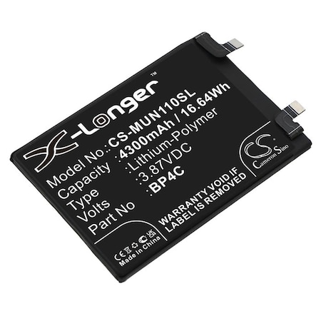 Bsc Preferred Xiaomi Redmi Note 11T Pro+ Mobile Phone Replacement Battery CS-MUN110SL.2